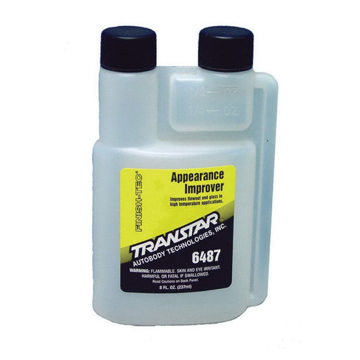 Transtar Autobody Technology 6487 Appearance Improver, 8 oz Twin Neck Bottle, Clear, Liquid