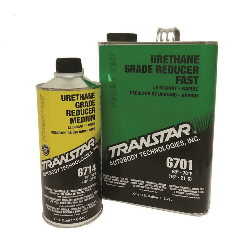 Transtar Autobody Technology 6714-F 6700 Series Urethane Grade Reducer, 1 qt Can, Medium Speed/65 to