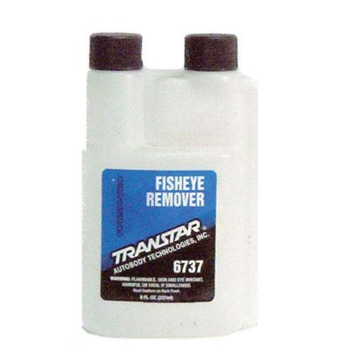 Transtar Autobody Technology 6737 Fisheye Remover, 8 oz Twin Neck Bottle, Clear