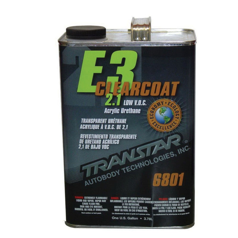 Transtar 6801 E3 Clearcoat Clear 1 gal Can for Automotive Refinishing