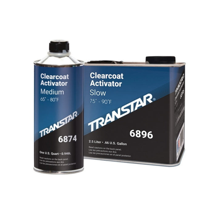 Transtar Autobody Technology 6896 6800 Series Slow Lightning Clear Coat Activator, 2.5 L, Clear, Liq
