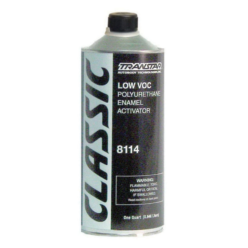 Transtar Autobody Technology 8114 Low VOC Polyurethane Enamel Activator, 1 qt Can, Clear, Liquid