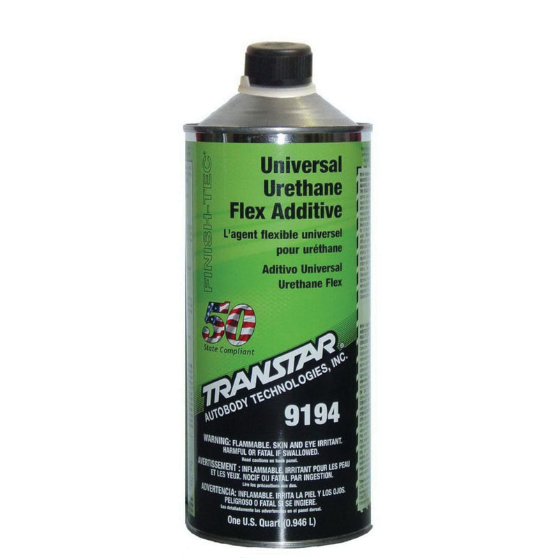 Transtar Autobody Technology 9194 Universal Urethane Flex Additive, 1 qt Can, Clear, Liquid
