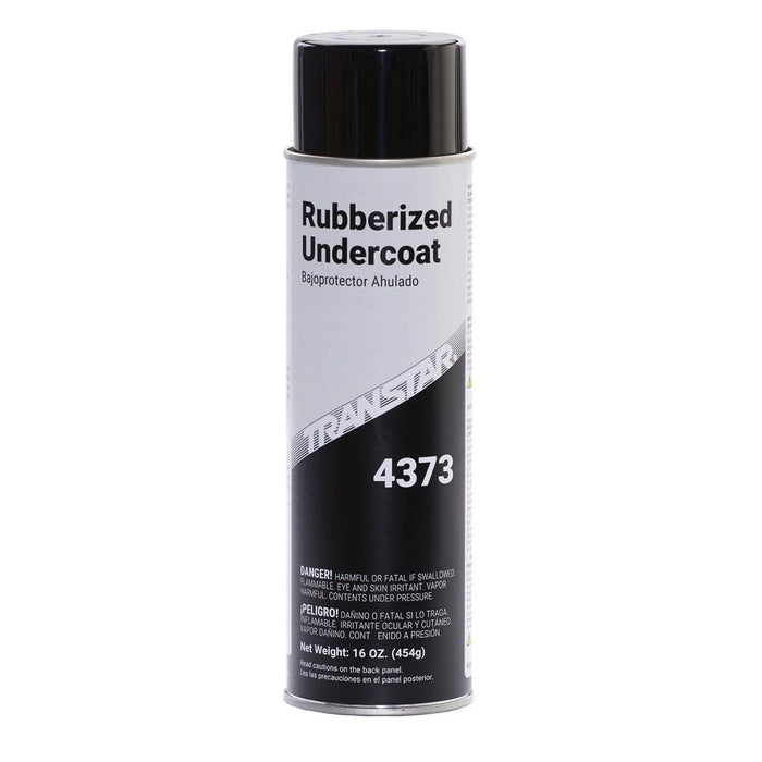 Transtar Autobody Technology 4373 Extremely Flammable Rubberized Undercoat, 20 oz Aerosol Can, Black — view 2