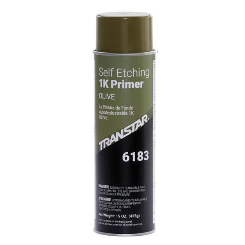Transtar 6183 Self-Etching 1K Primer - Olive Green, 20 oz Aerosol Can