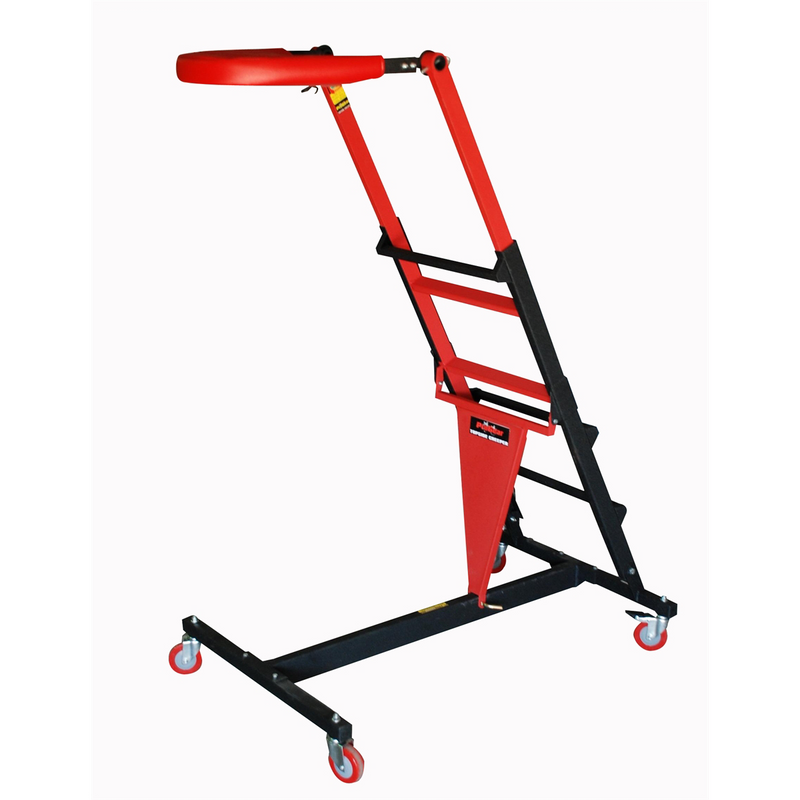 3-700 ProGear Topside Creeper - red/black, I-Base design, replaceable upholstery, versatile