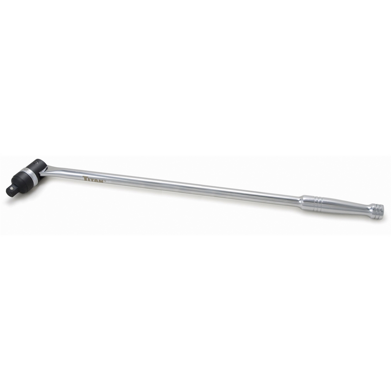 12024 1/2In 24In Ratcheting Breaker Bar with 180° swivel head, chrome-vanadium