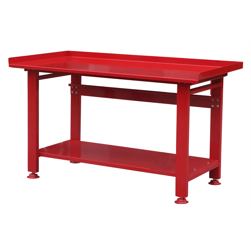 Professional Workbench 21006 with Raised Lip and Bottom Shelf
