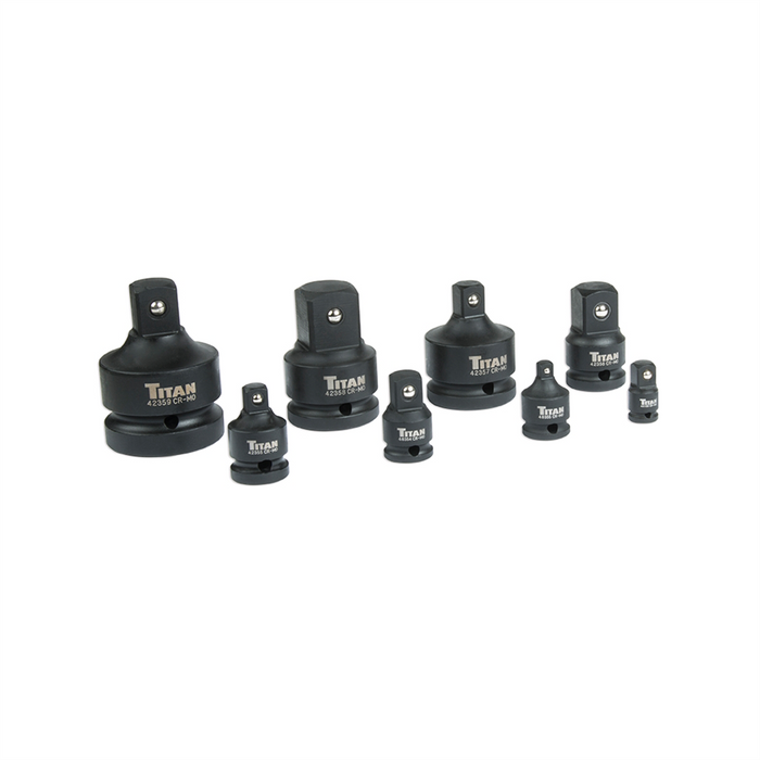 Titan Hand Tools 8 Pc. Impact Socket Adapter Set