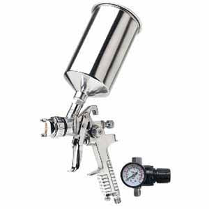 Titan Hand Tools 19117 HVLP Gravity Feed Spray Gun, 1.7 mm Nozzle, 1000 mL Container