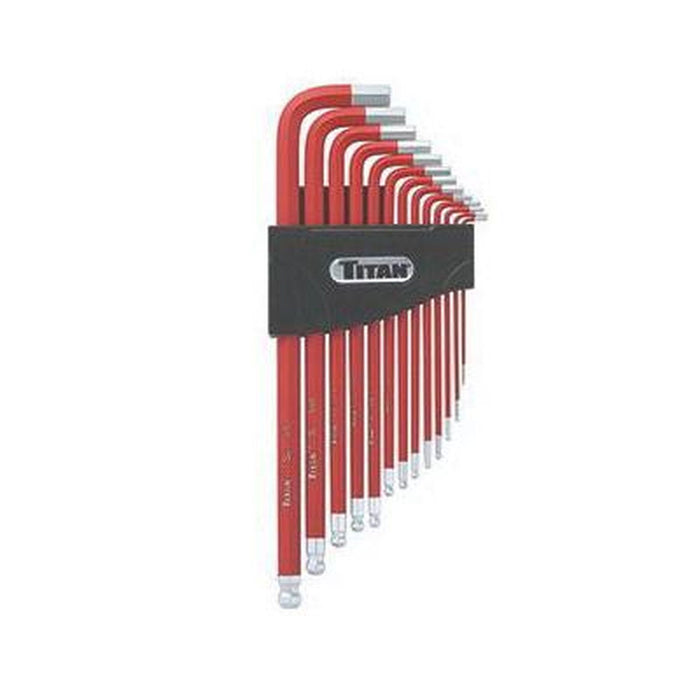 Titan Hand Tools 13Pc Sae Non Slip Ball End Hex Key Set — view 2