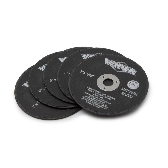 Titan Hand Tools 5 pc. 3 in. x 1/16 in. Cut-Off Wheels — view 2