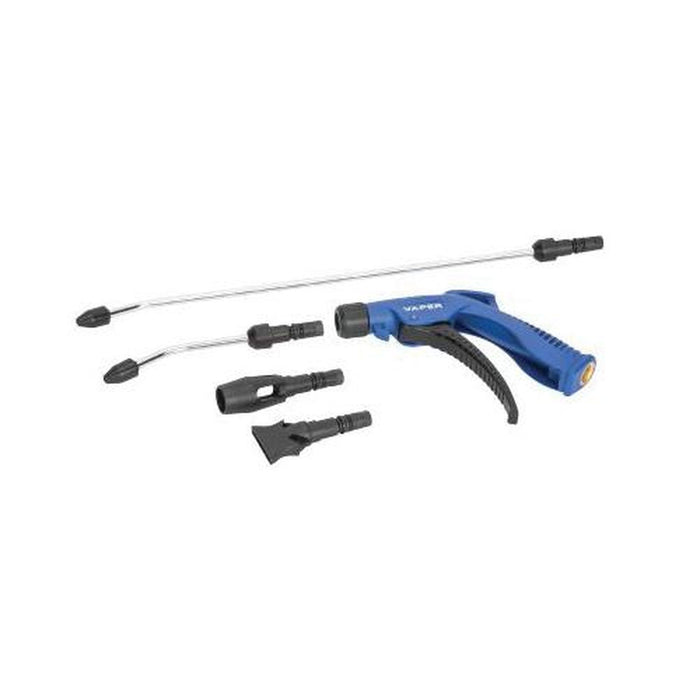 Titan Hand Tools 19475 4-in-1 Interchangeable Blow Gun Kit, 1/4 in, Blue, Pistol Handle — view 2