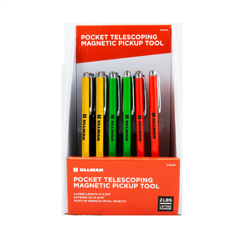 Multicolor Pocket Magnetic Pick Up Tool Display