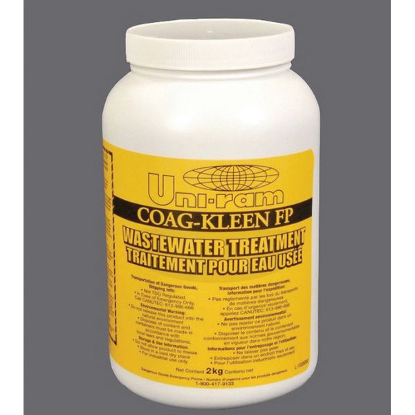 102-8300 Coag-Kleen FP Flocculant Powder Spray Gun Cleaning Solvent, 2 kg Can, Tan to Gray