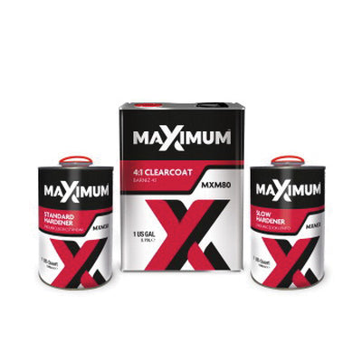 U-POL Maximum MXM30 Standard Hardener, 1 qt Can, Clear, Liquid, Use With: Clearcoat