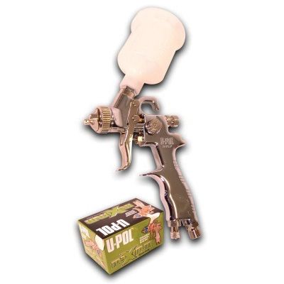 U-POL UP0321 Mini HVLP Spray Gun, 1 mm Tip