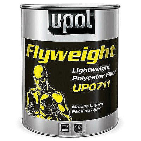 U-POL® FLYWEIGHT UP0711 Polyester Filler, 3 L Tin, White, Paste