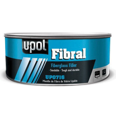Fibral Fiberglass Filler 0754 1 L Yellow Can (Fibrous Paste)