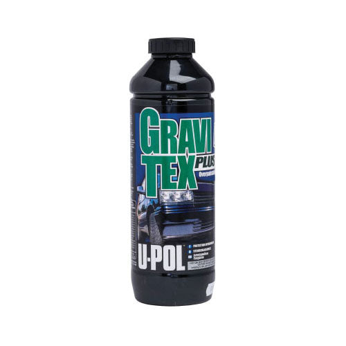 U-POL GRAVITEX PLUS UP0722 HS Stone Chip Protector, 1 L Bottle, White, 4 to 6 hr Curing