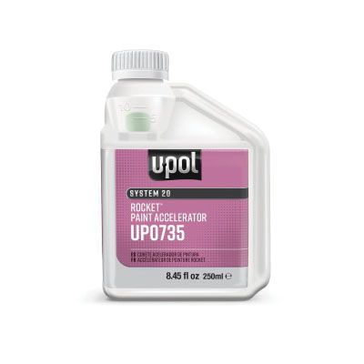 U-POL ROCKET UP0735 Paint Accelerator, 250 mL, Use With: U-POL coatings — Clear