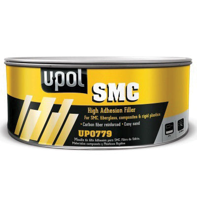 U-POL UP0779 High Adhesion SMC Bonding Filler, 1.1 L Tin, White, Paste