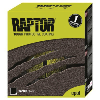 U-POL RAPTOR UP4807 National Rule Raptor Kit, 1 gal Bottle, White, 3:1 Mixing, 125 sq-ft Coverage