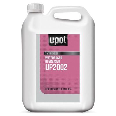 U-POL SYSTEM 20 UP2002 Water Based Degreaser, 5 L Canister, Clear