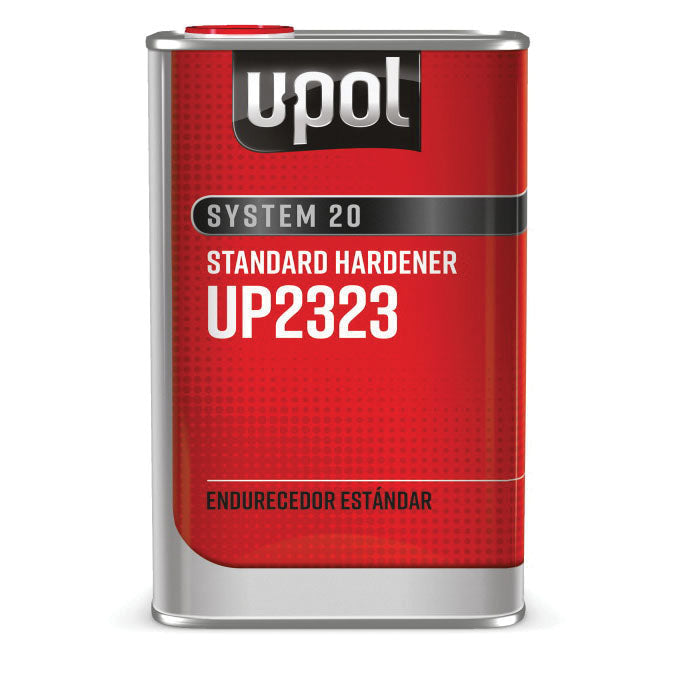 U-POL SYSTEM 20 UP2325 National Rule Standard Hardener, 2.5 L Tin, Clear, Liquid