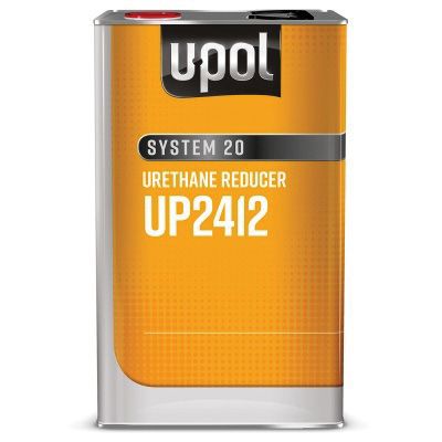 U-POL SYSTEM 20 UP2412 Urethane Reducer, 5 L Tin, Clear, Liquid