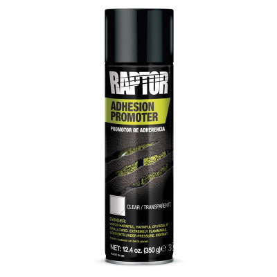 U-POL RAPTOR UP5024 1K Adhesion Promotor, 12.4 oz Aerosol Can, Clear, Liquid