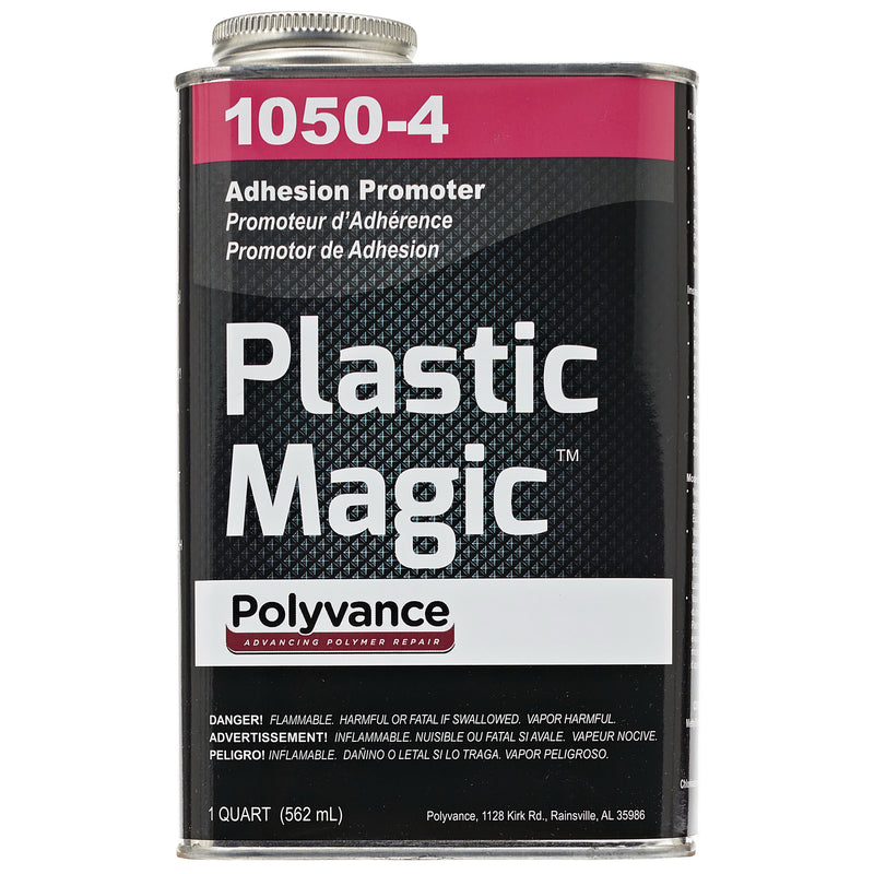 Polyvance Plastic Magic 1050-4 Adhesion Promoter, 1 qt Can, Clear, Petroleum, 757 g/L
