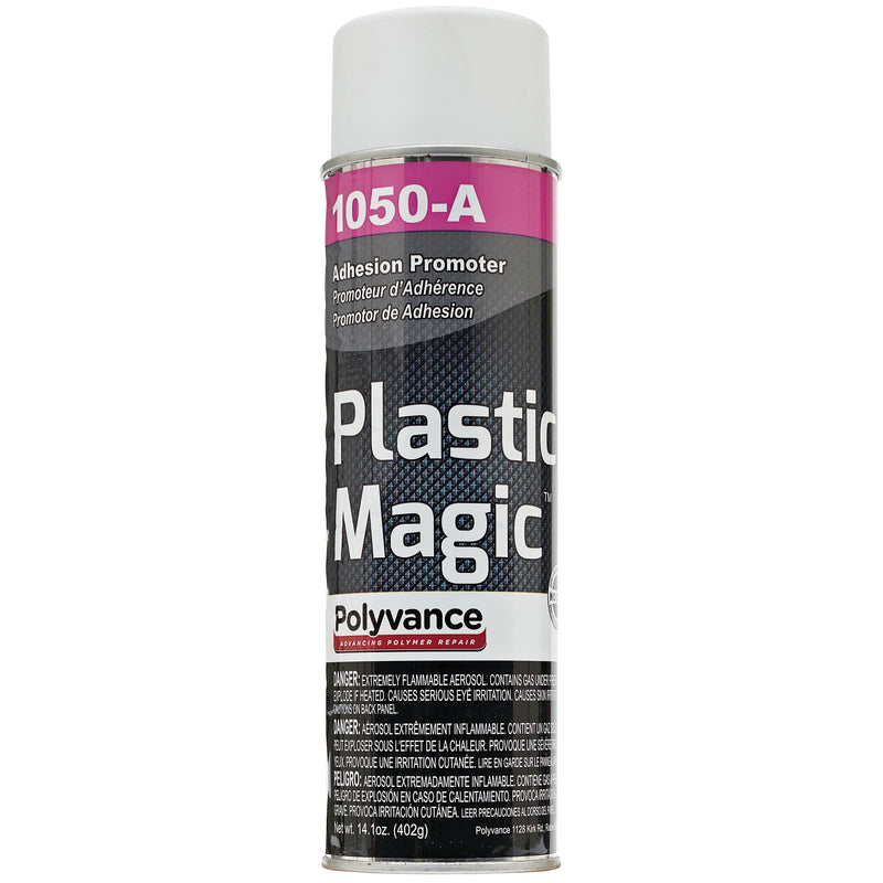 Polyvance Plastic Magic 1050-A Adhesion Promoter, 19 oz Aerosol Can, Clear, Aerosol, 410.4 g/L