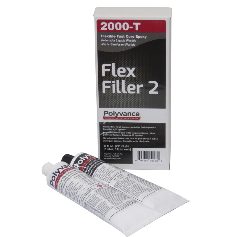 2000-T Flexible and Rigid Epoxy Filler, 10 fl-oz Tube, Black, Liquid