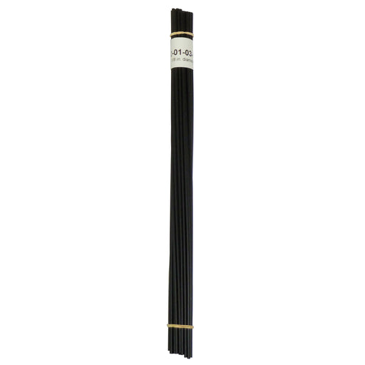 Polyvance R02-01-03-BK Welding Rod, 1/8 in Dia x 12 in L, Round, Polypropylene, Black