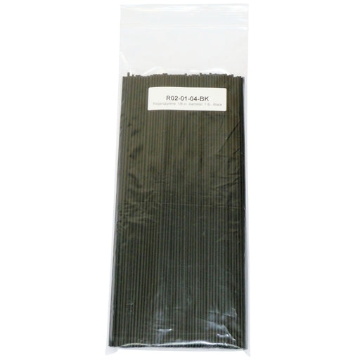 Polyvance R02-01-04-BK Welding Rod, 1/8 in Dia x 12 in L, Round, Polypropylene, Black