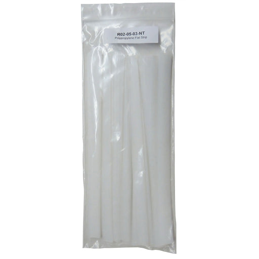 Polyvance R02-05-03-NT Welding Rod, 30 ft L x 5/8 in W x 1/16 in THK, Flat, Polypropylene, Natural