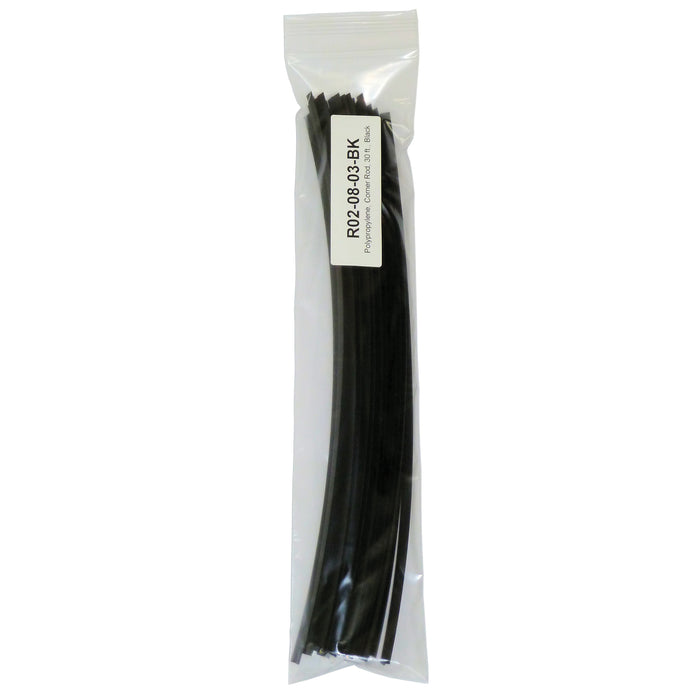 Polyvance Corner Welding Rod R02-08-03-BK Black 12 in Length, 30 ft Pack