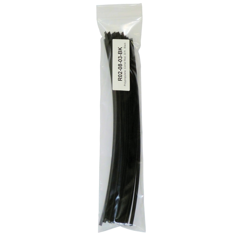 Corner Welding Rod R02-08-03-BK Black 12 in Length, 30 ft Pack