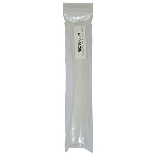 Polyvance R02-08-03-NT Corner Welding Rod, 12 in L x 1/4 in W x 1/4 in THK, V-Shape, Polypropylene,