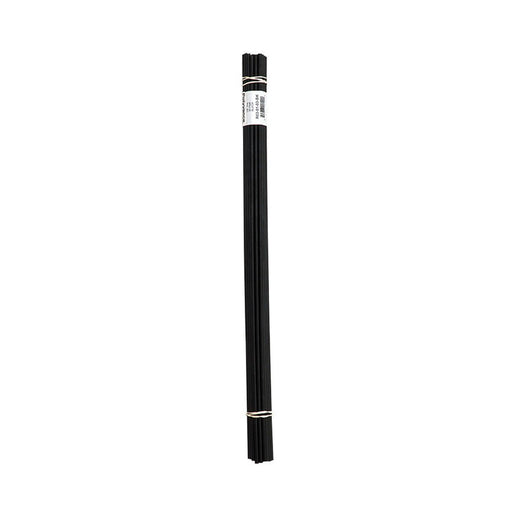 Polyvance R03-01-03-BK Welding Rod, 1/8 in Dia x 12 in L, Round, ABS, Black