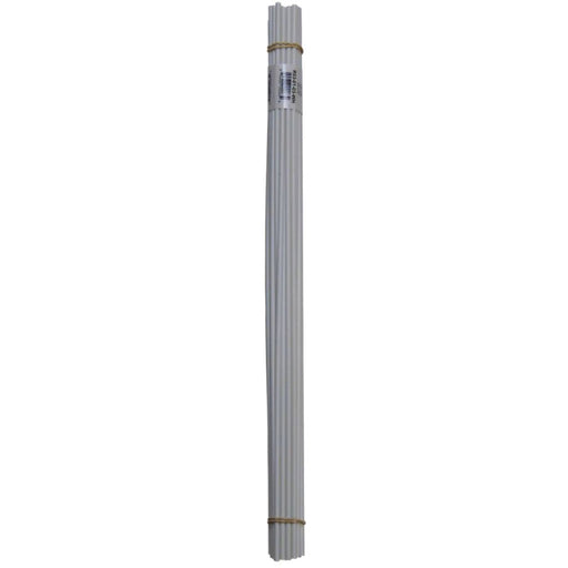 Polyvance R03-01-03-WH Welding Rod, 1/8 in Dia x 12 in L, Round, ABS, White