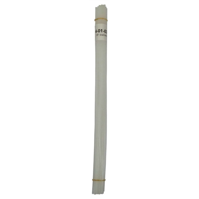 Polyvance R04-01-03-NT Welding Rod, 1/8 in Dia x 12 in L, Round, LDPE, Natural