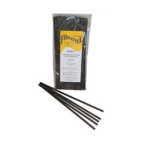 R10-04-04-BK FiberFlex Welding Rod, Black Hot-Melt, 12 in Length, ~80 Sticks per lb