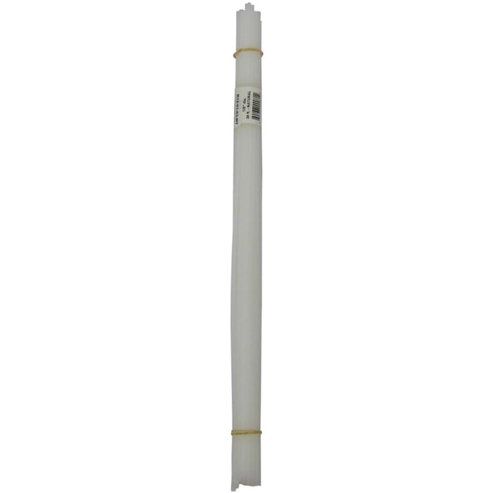 Polyvance R12-01-03-NT Welding Rod, 1/8 in Dia x 12 in L, Round, HDPE, Natural