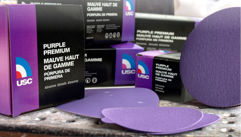 Purple Premium 999109 Vacuum Perforated Abrasive Sheet Roll, 2-3/4 in W x 25