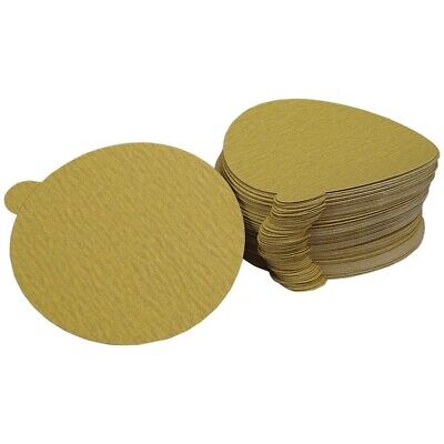 US Chemical & Plastics Gold Pro 660005 Disc, 3 in Dia, 180 Grit, Hook and Loop Attachment