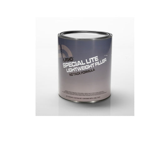 US Chemical & Plastics 26112 Lightweight Commercial Poly Plus Production Filler, 1 gal, Silver-Gray,