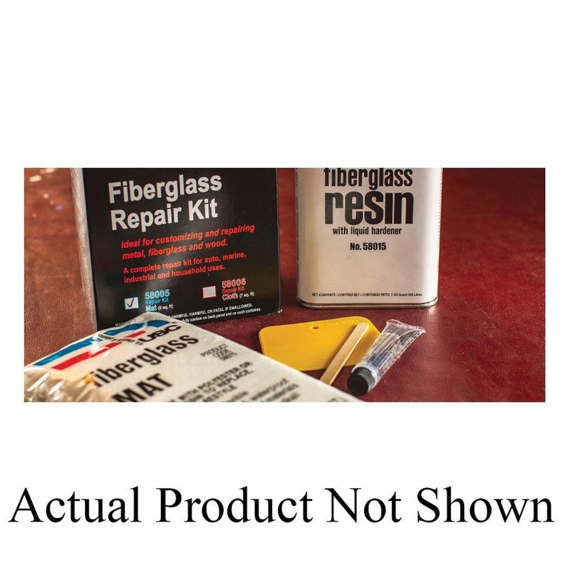 USC 58075 Fiberglass Mat 8 sq-ft - Strong Flexible Reinforcement for Auto Body Repairs