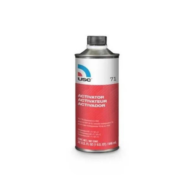US Chemical & Plastics 71-4 Activator, 1 qt, Liquid, Use With: 70 2.1 VOC Hyper Clearcoat